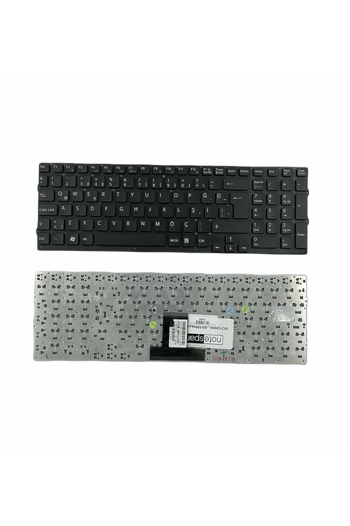 Sony ile Uyumlu 148793131, 148793221, 1-487-931-31, 1-487-932-21 Notebook Klavye Siyah TR