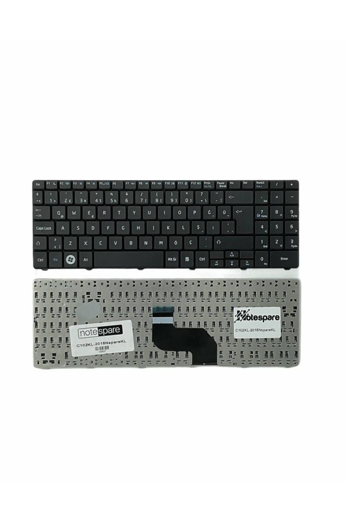 Casper ile Uyumlu WNKB.PG-H36X, WNPN.PG-H36X Notebook Klavye Siyah TR