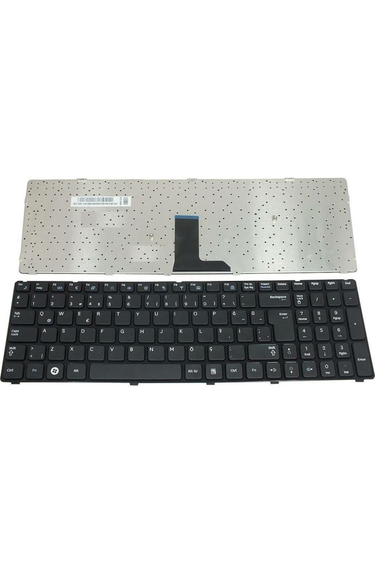 Samsung ile Uyumlu NP-R578-DS03, NP-R578-DT01, NP-R578-DT02 Notebook Klavye Siyah TR