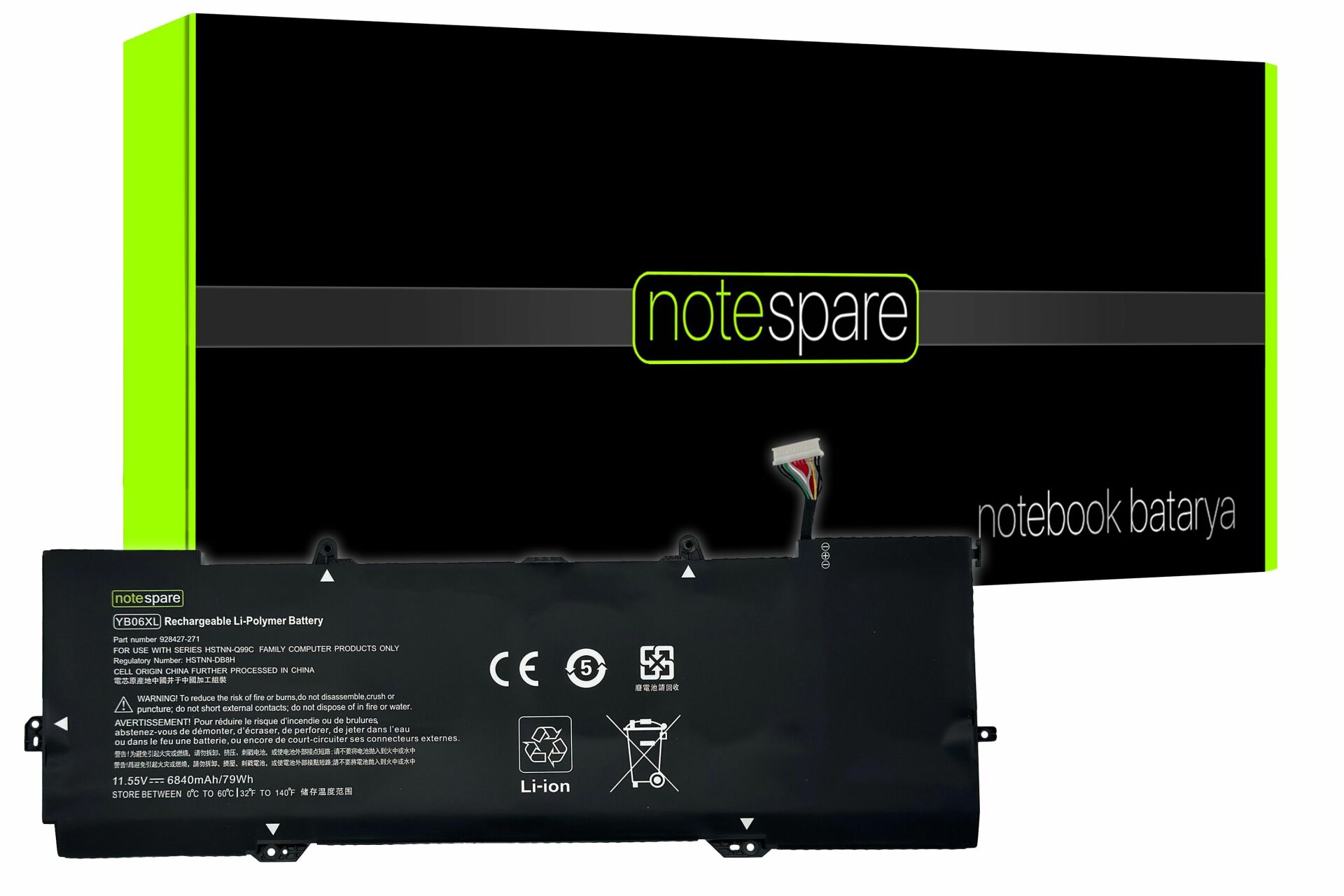 Hp ile Uyumlu Spectre x360 928427-271, x360 928427-272 Notebook Batarya Pil