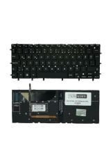 Dell ile Uyumlu XPS 13-9360, 15 5510, 15 7568, 15 7558 Notebook Klavye Işıklı Siyah TR