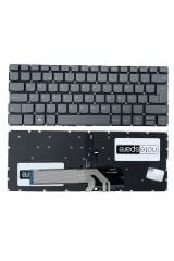 Lenovo ile Uyumlu Yoga 730-13IKB İ7-8550U Klavye Işıklı Füme TR Sağ Üst Tuş Versiyon 1