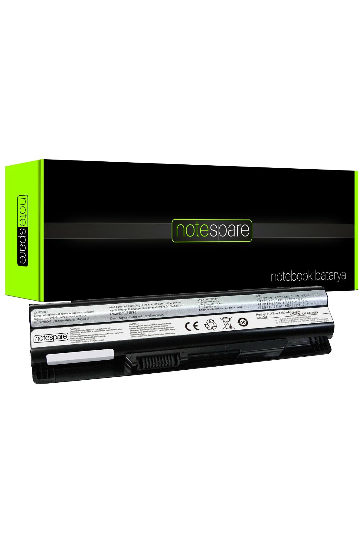 MSI ile Uyumlu GP60 2QE-888XTR, GP60 2QE-889XTR, GP60 2QE-890XTR Notebook Batarya Pil