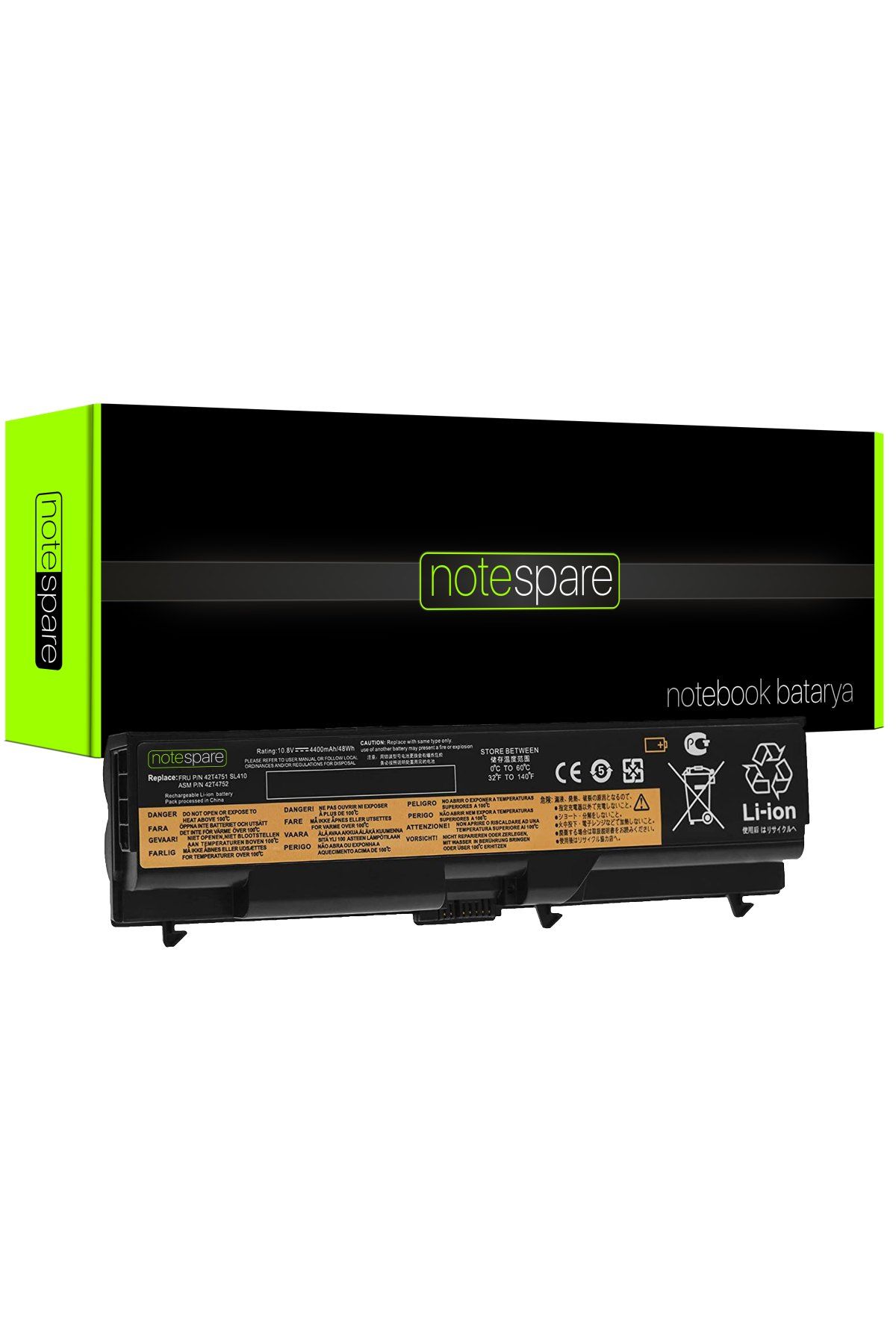 Lenovo ile Uyumlu ThinkPad L420 NYS5CTX, L420 NYV4WTX, L512 NVW3RTX Notebook Batarya Pil