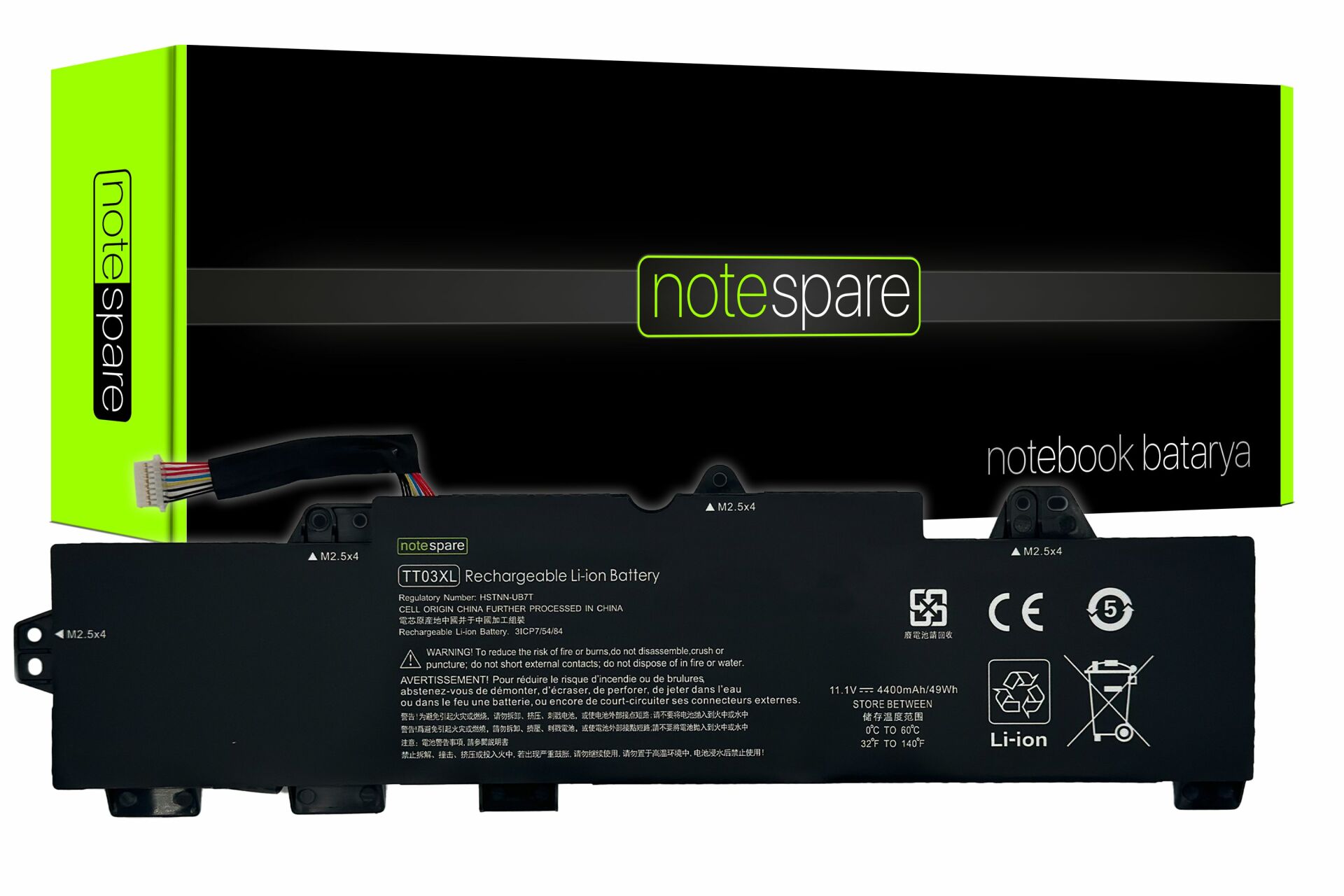 Hp ile Uyumlu HHSN-I17C-5, HSN-I13C-5, HSTNN-DB8K Notebook Batarya Pil