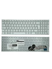Asus ile Uyumlu A541NC, D541, D541NC Notebook Klavye Beyaz TR