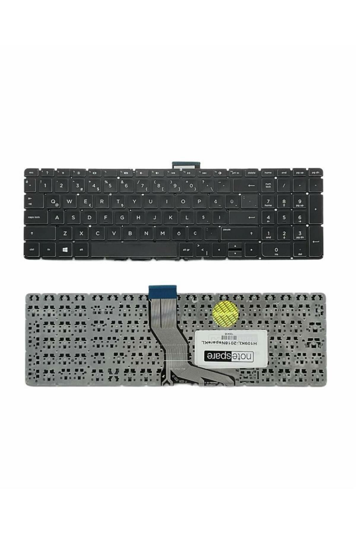 Hp ile Uyumlu 856028-141, 857468-141, 857469-141, 859735-141 Notebook Klavye Siyah TR