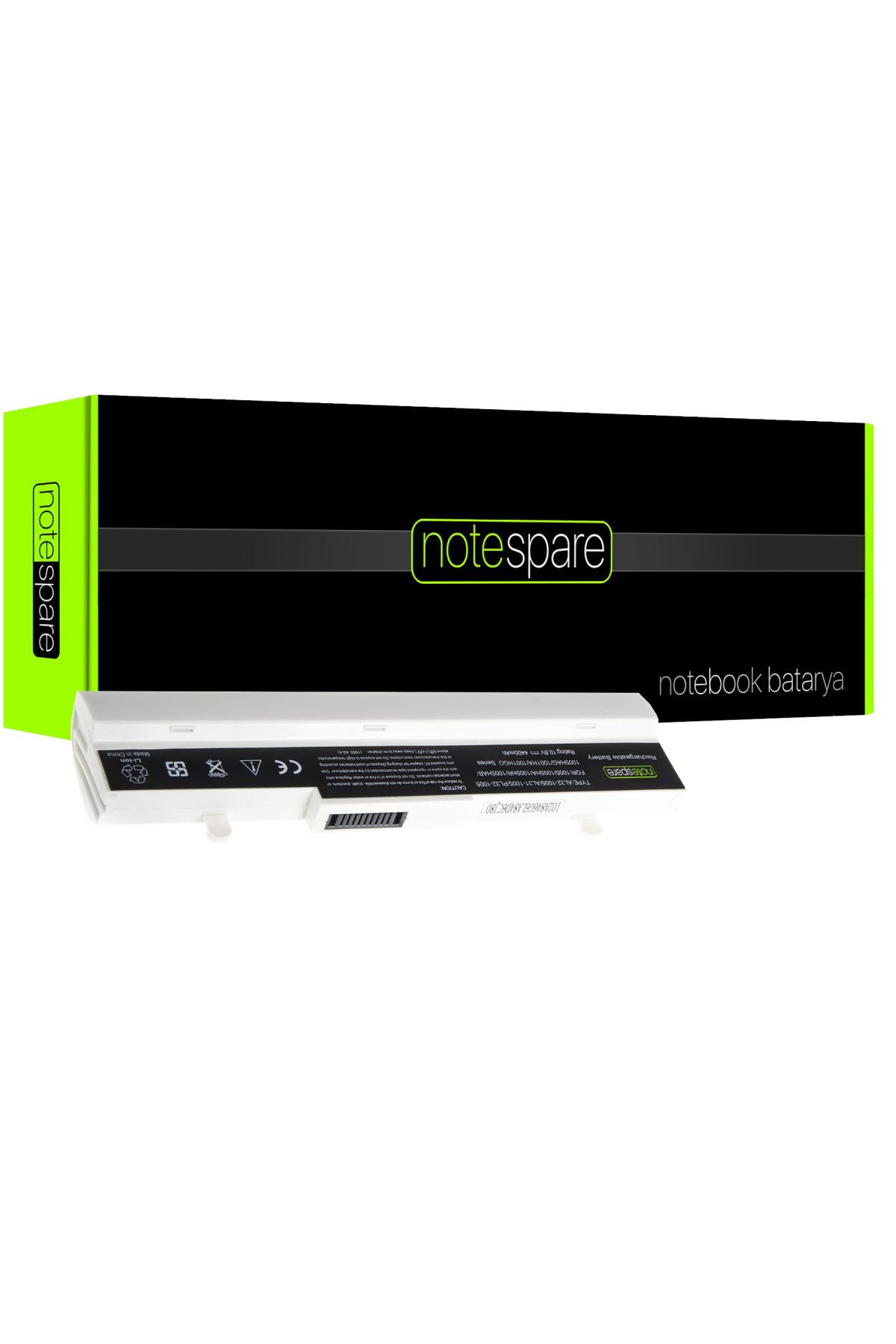 Asus ile Uyumlu Eee PC 1015PEB, 1015PED, 1015PEM, 1015PN, 1015PW Notebook Batarya Pil Beyaz