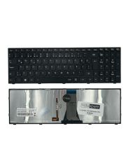 Lenovo ile Uyumlu G50-45 Type 80000, G50-45 Type 80E3 Işıklı Klavye Siyah TR