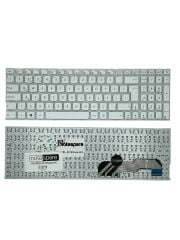 Asus ile Uyumlu Vivobook Max X541UV-XX037TC, X541UV-XX048T Notebook Klavye Beyaz TR