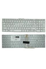 Toshiba ile Uyumlu Satellite C55-A-1JJ, C55-A-1JL, C55-A-1JX, C55-A-1K4 Notebook Klavye Beyaz TR