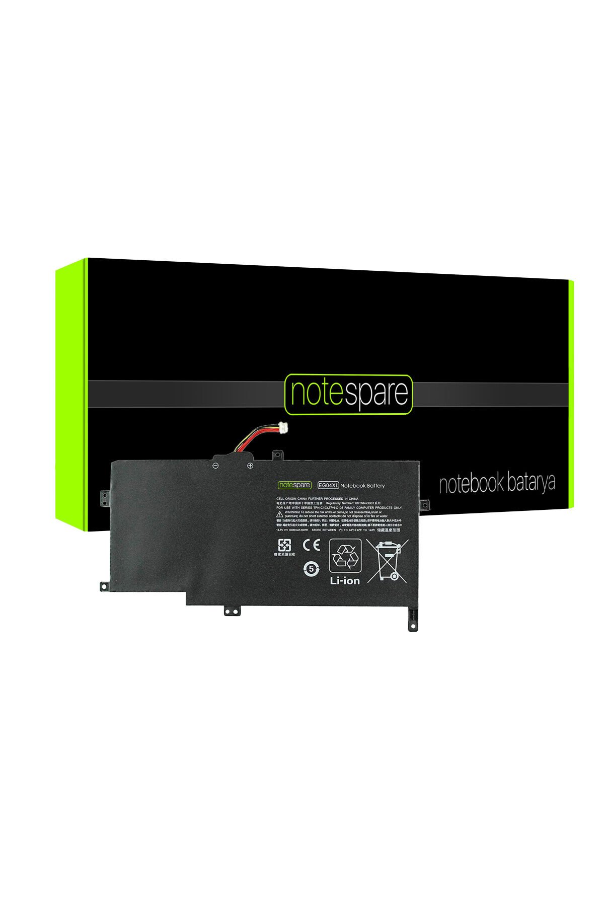 Hp ile Uyumlu EG04XL, EGO4XL, TPN-C103, TPN-C108 Notebook Batarya Pil