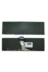 Hp ile Uyumlu 15-bs127nt (9YK47EA), 15-bs128nt (9YK48EA) Işıklı Klavye YEŞİL TR