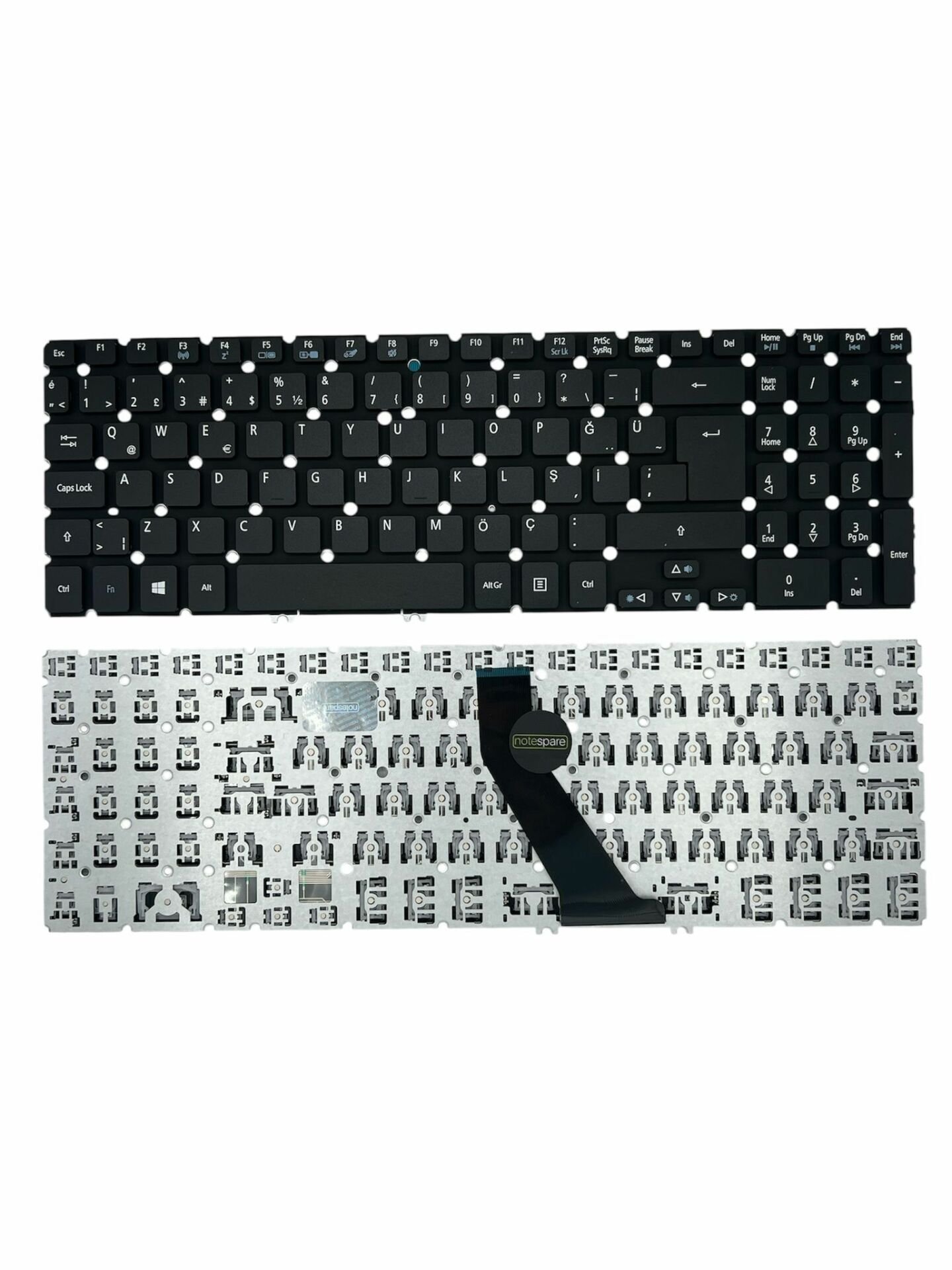Acer ile Uyumlu Aspire M3-581, M5-581, M3-581G, M3-581PTG Notebook Klavye Siyah TR