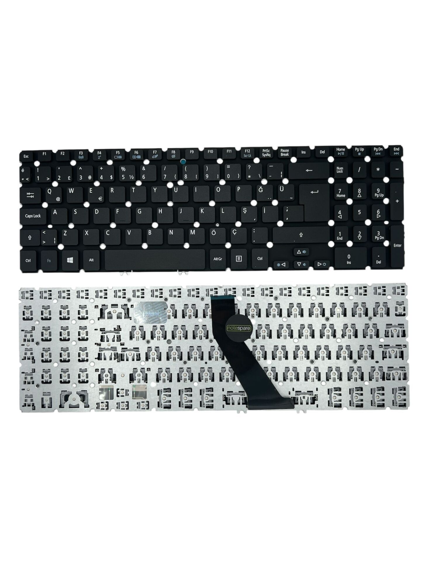 Acer ile Uyumlu Aspire M3-581TG, V5-531PG, M5-581G, M5-581TG Notebook Klavye Siyah TR