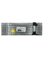 Asus ile Uyumlu N750JK-T4109H Notebook Klavye Gümüş Gri TR