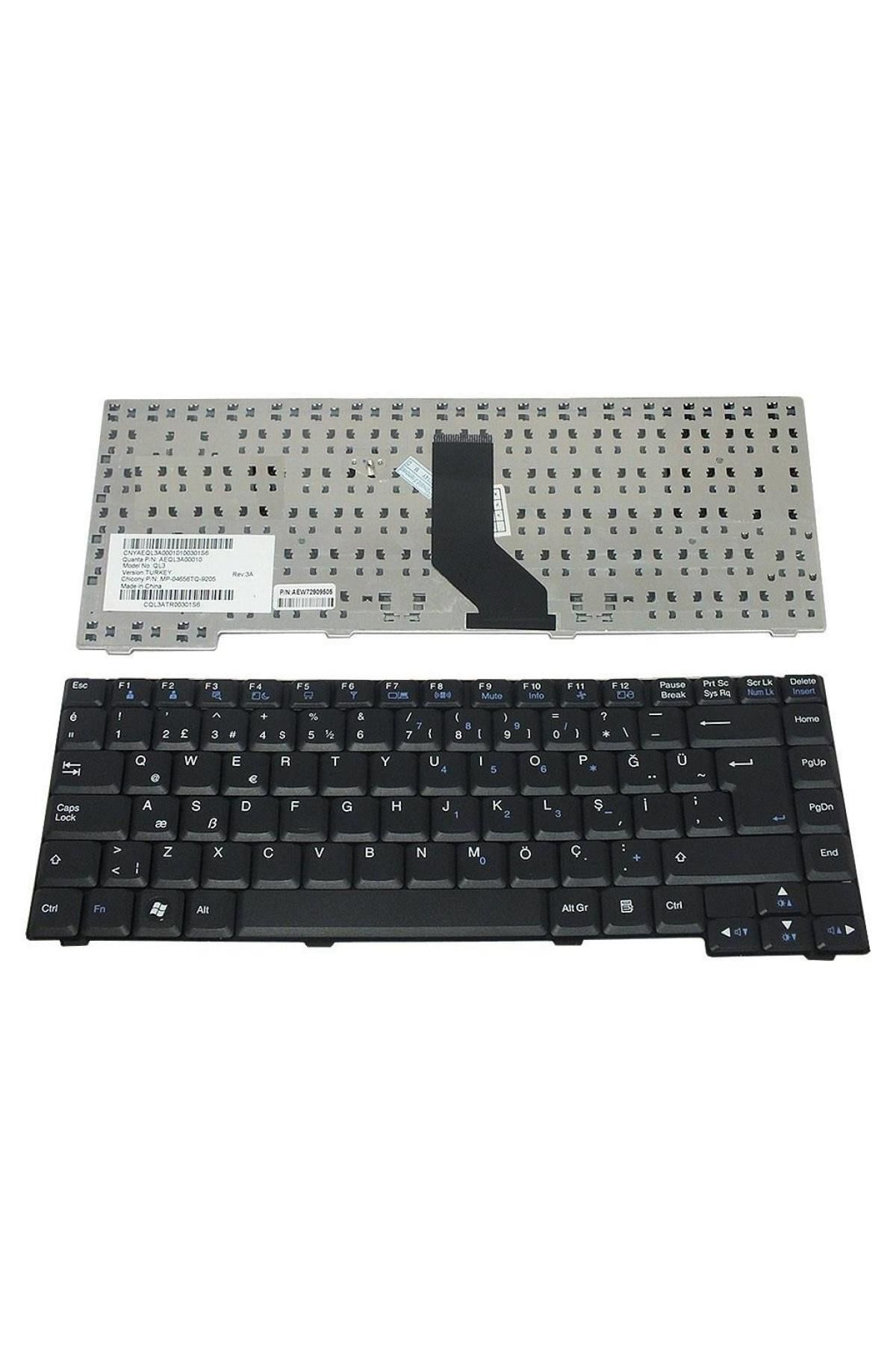 Lg ile Uyumlu A305, A310, A410, R410, R490, R46 Notebook Klavye Siyah TR
