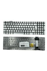 Asus ile Uyumlu Q550, Q550LF Notebook Klavye Gümüş Gri TR