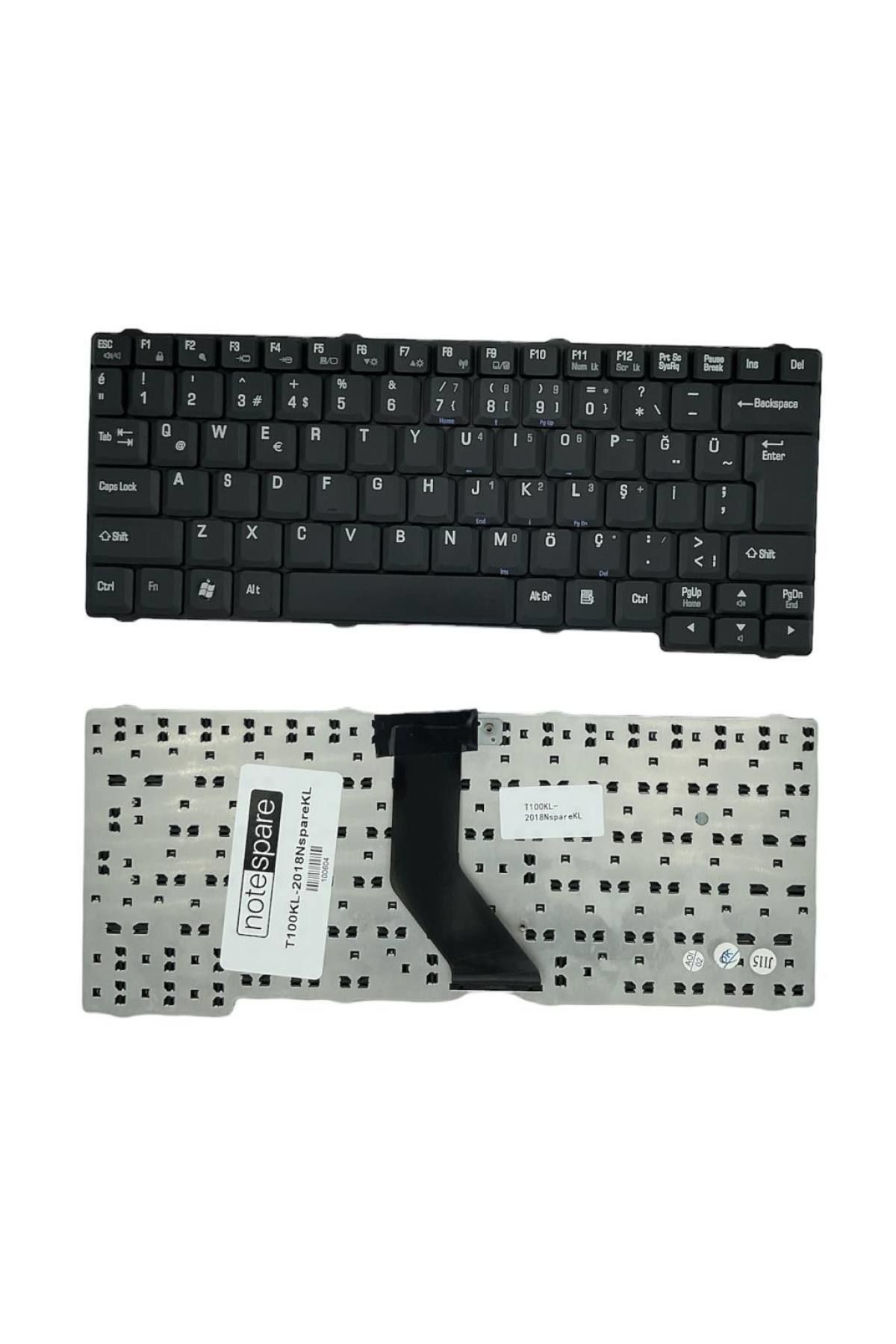 Toshiba ile Uyumlu Equium L10 Notebook Klavye Siyah TR