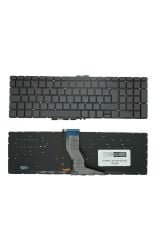 Hp ile Uyumlu 15-aw000nt, 15-aw009nt, 15-aw010nt, 15-aw011nt Notebook Işıklı Klavye Siyah TR