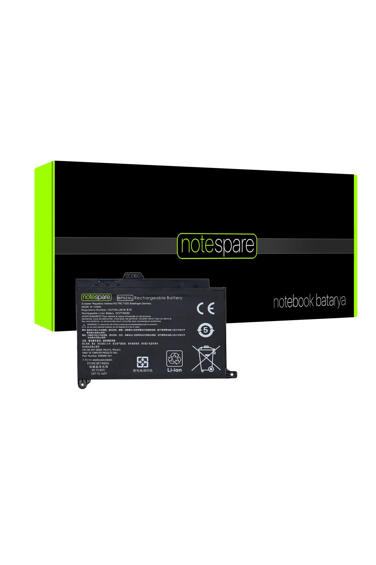 Hp ile Uyumlu Pavilion 15-AW, 15-AW000 Notebook Batarya Pil