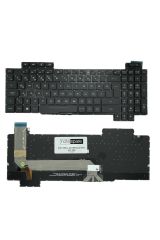 Asus ile Uyumlu ROG 90NB0GL1-R31TU0, 90NR00E1-R31TU0 Notebook Klavye Işıklı Siyah TR