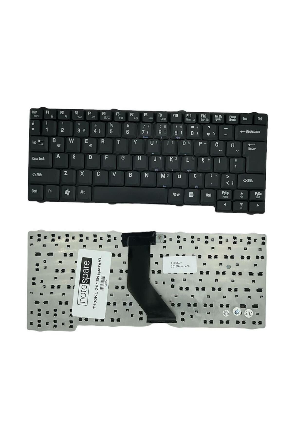 Toshiba ile Uyumlu Satellite L30-113, L30-115, L30-11N, L30-134 Notebook Klavye Siyah TR