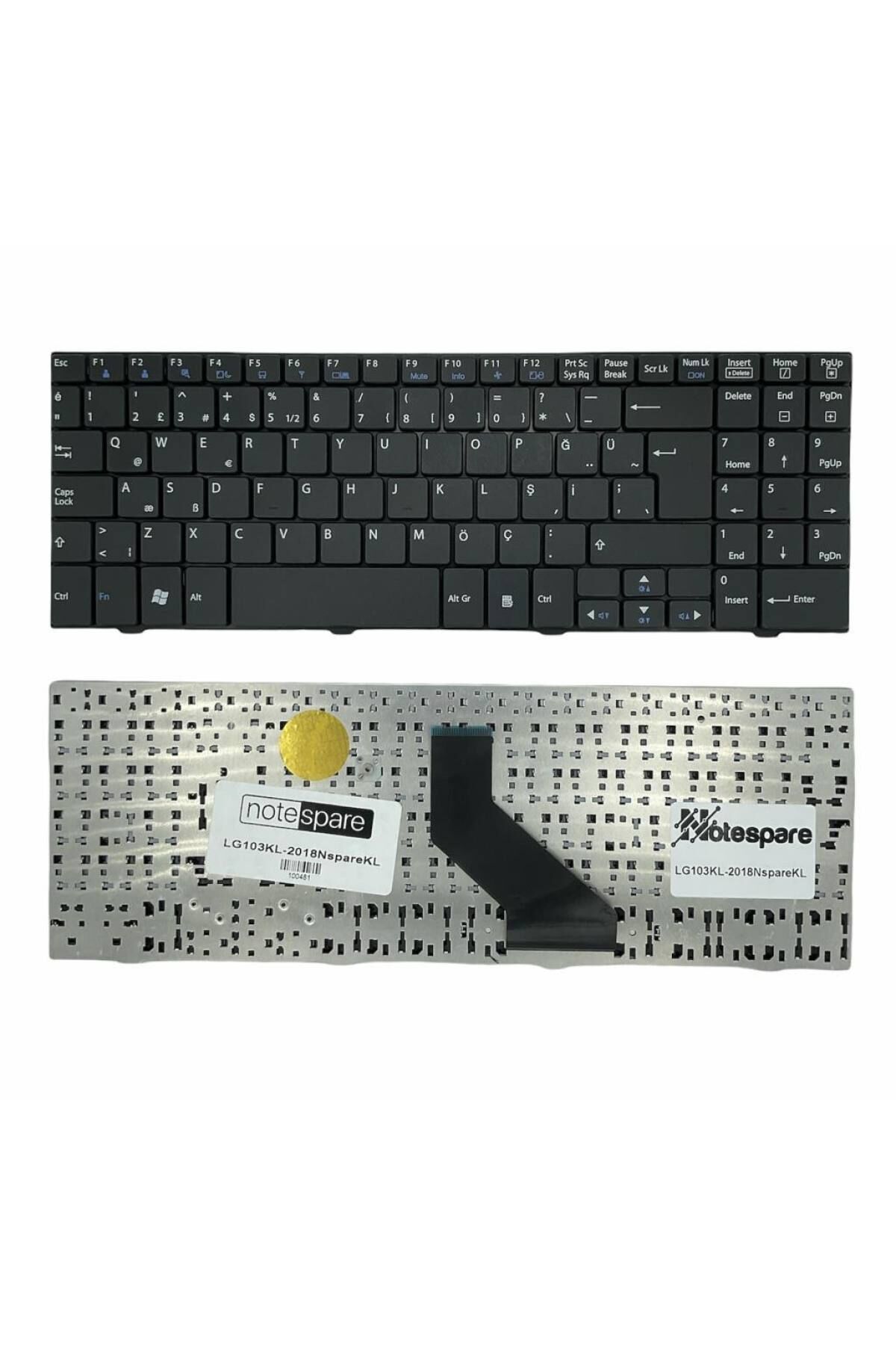 Lg ile Uyumlu MP-09M13US-920, MP-09M16TQ-920, MP-09M16TQ-9201 Notebook Klavye Siyah TR