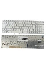 Samsung ile Uyumlu NP300E5C-S04TR, NP300E5C-S05TR, NP300E5C-S06TR Notebook Klavye Beyaz TR