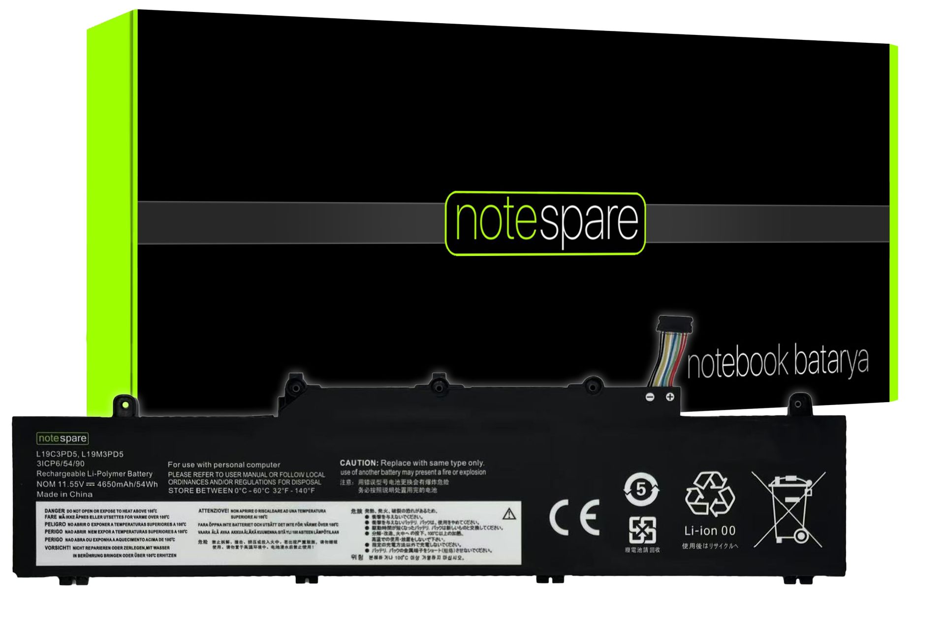 Lenovo ile Uyumlu Thinkpad E15 G2 20TD004CTX, E15 G2 20TD004KTX Notebook Batarya Pil