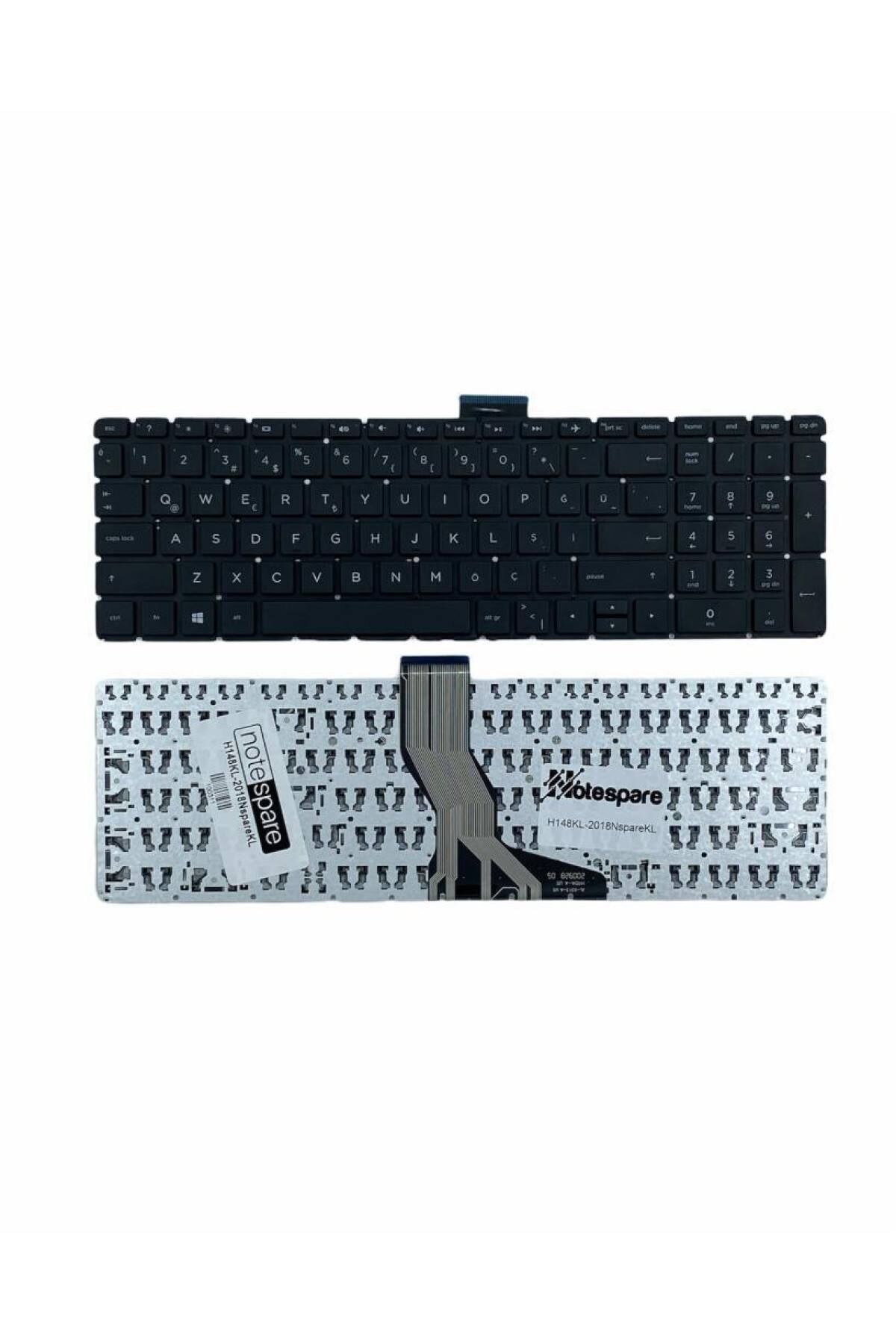 Hp ile Uyumlu 15-CC014NT, 15-CC100NT, 15-CC101NT, 15-CC102NT Notebook Klavye Siyah TR