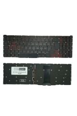 Acer ile Uyumlu Nitro 5 AN515-54 İ5-8300H Işıklı Klavye Siyah TR ( Kırmızı Aydınlatma Versiyon )