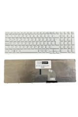 Sony ile Uyumlu V133846AS1, V133846BK3, V133846BK3TR Notebook Klavye Beyaz TR