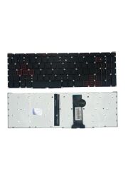Acer ile Uyumlu Nitro 5 AN515-55 NH.Q7JEY.002 Işıklı Klavye Siyah TR ( Kırmızı Aydınlatma Versiyon )