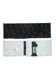 Acer ile Uyumlu Nitro 5 AN515-55 NH.Q7JEY.007 Işıklı Klavye Siyah TR ( Kırmızı Aydınlatma Versiyon )