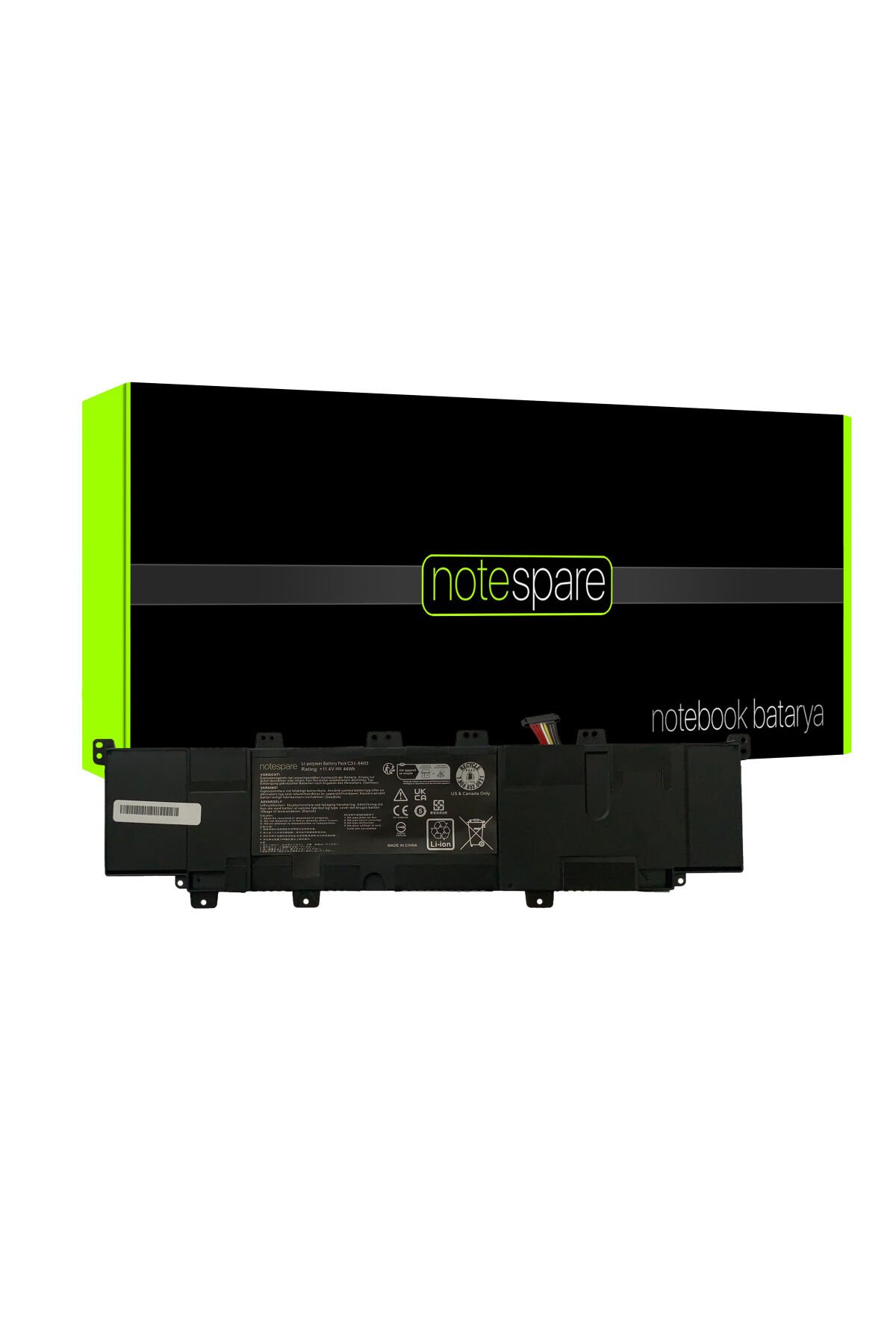 Asus ile Uyumlu Vivobook S300, S300C, S300Ca, S400, S400C, S400Ca Notebook Batarya Pil