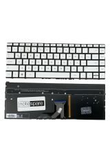 Hp ile Uyumlu 920694-141, 928502-141, 928503-141 Notebook Klavye Işıklı Gümüş Gri TR