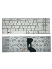 Acer ile Uyumlu FBZRT001010, PK131NX2A21 Notebook Klavye Beyaz TR