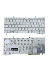 Samsung ile Uyumlu NP-N210-JA01TR, NP-N210-JP01TR, NP-N230-JA01TR Notebook Klavye Beyaz TR