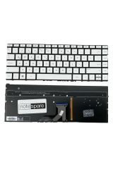 Hp ile Uyumlu SG-85000-XUA, SN6161BL Notebook Klavye Işıklı Gümüş Gri TR