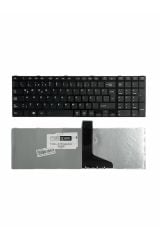 Toshiba ile Uyumlu Satellite C850-C031, C850-C036, C850D/00X Klavye Çerçeveli Siyah TR