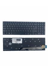 Dell ile Uyumlu Inspiron H9P3P, NSK-EC0BC 0T Işıklı Klavye Siyah TR