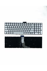 Hp ile Uyumlu Pavilion 15-cc111nt, 15-cc112nt, 15-cc113nt, 15-cd007nt Işıklı Klavye Gümüş Gri TR