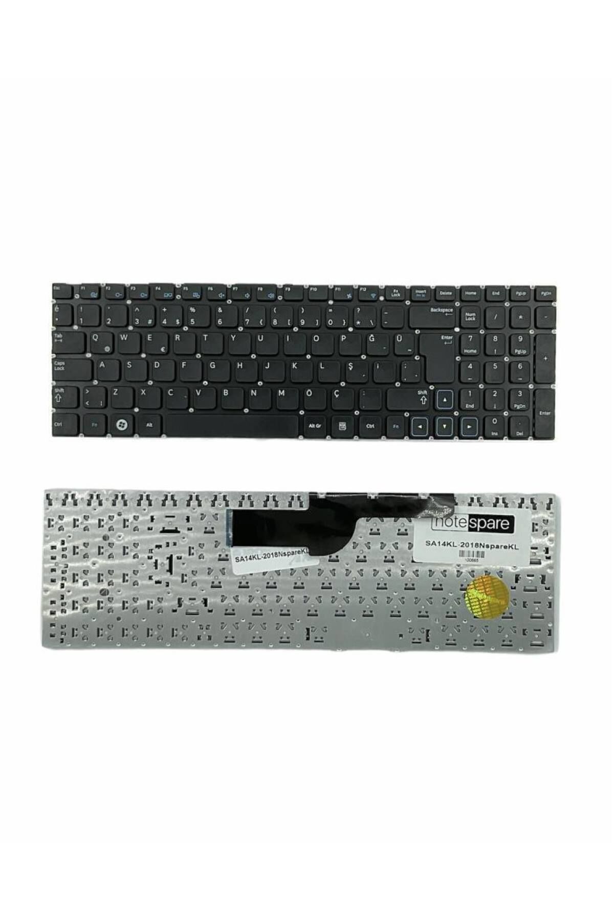 Samsung ile Uyumlu NP300E5A-S0GTR, NP300E5A-S0HTR, NP300E5A-S0JTR Notebook Klavye Siyah TR