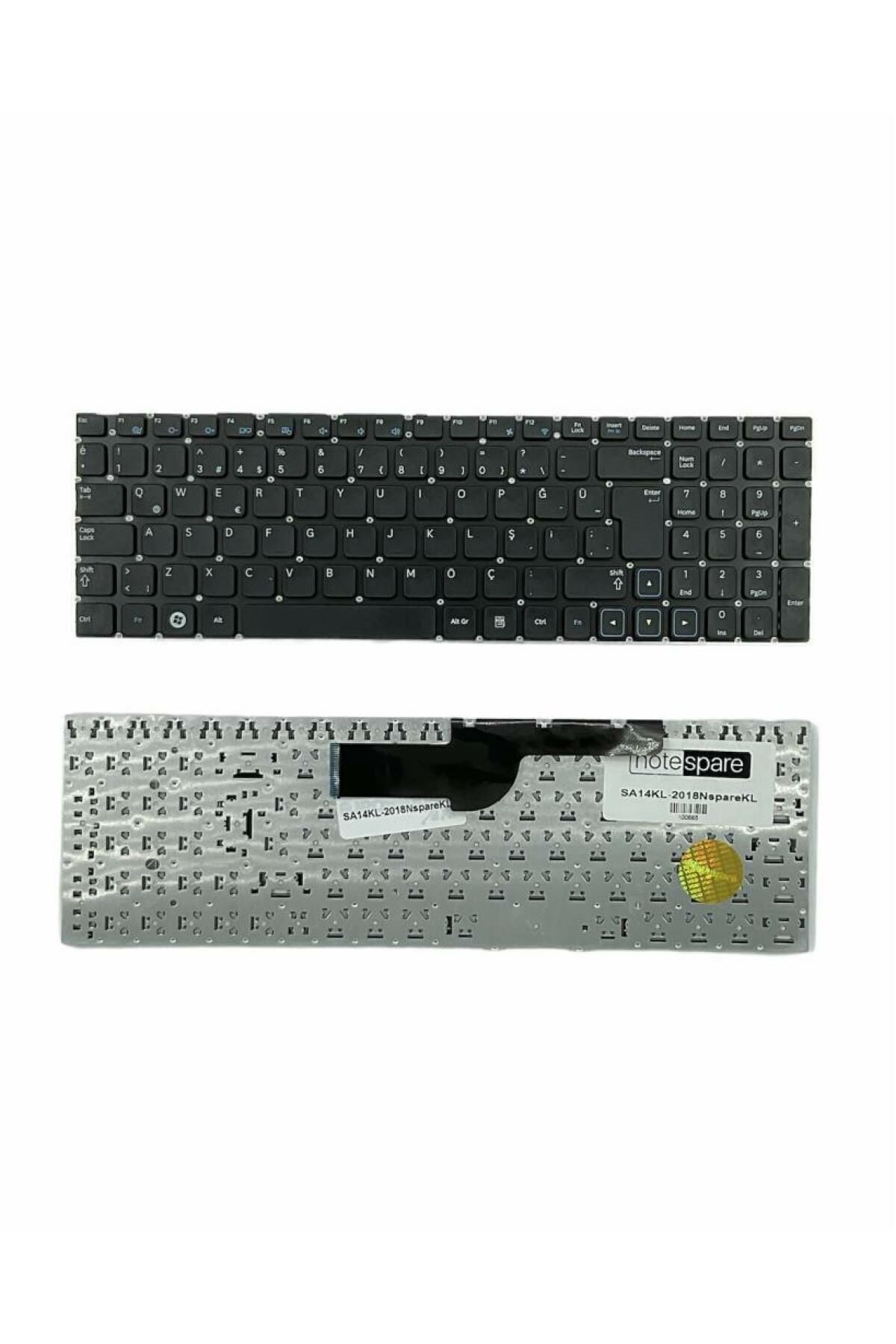 Samsung ile Uyumlu NP300E5A-S0NTR, NP300E5A-S0PTR, NP300E5A-S0QTR Notebook Klavye Siyah TR