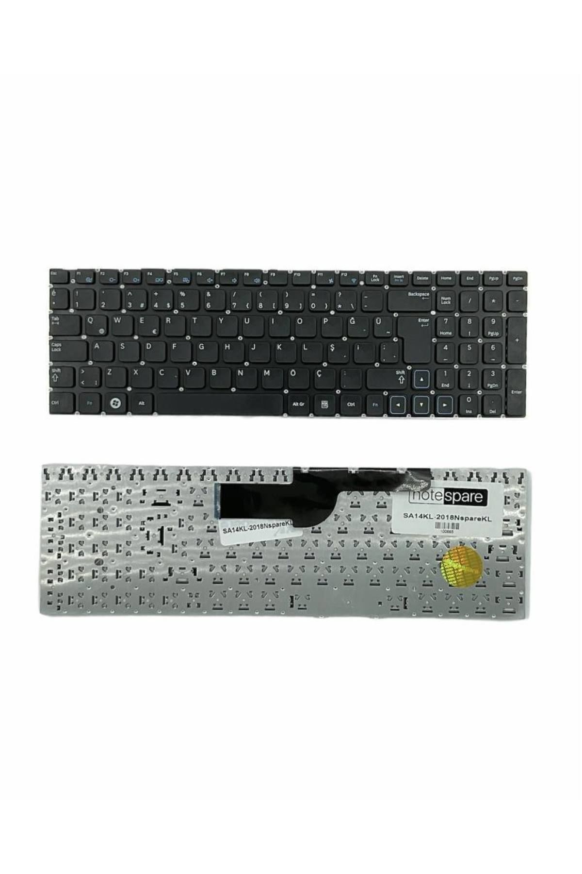 Samsung ile Uyumlu NP300E5C-A04TR, NP300E5C-A05TR, NP300E5C-A06TR Notebook Klavye Siyah TR