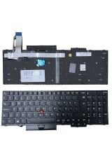 Lenovo ile Uyumlu ThinkPad 20NF001QTX, 20NF0020TX Notebook Klavye Işıklı Siyah TR Çerçeveli