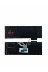 Hp ile Uyumlu Omen 9Z.NEABQ.00H, NSK-XG0BQ Notebook Klavye Işıklı Siyah TR