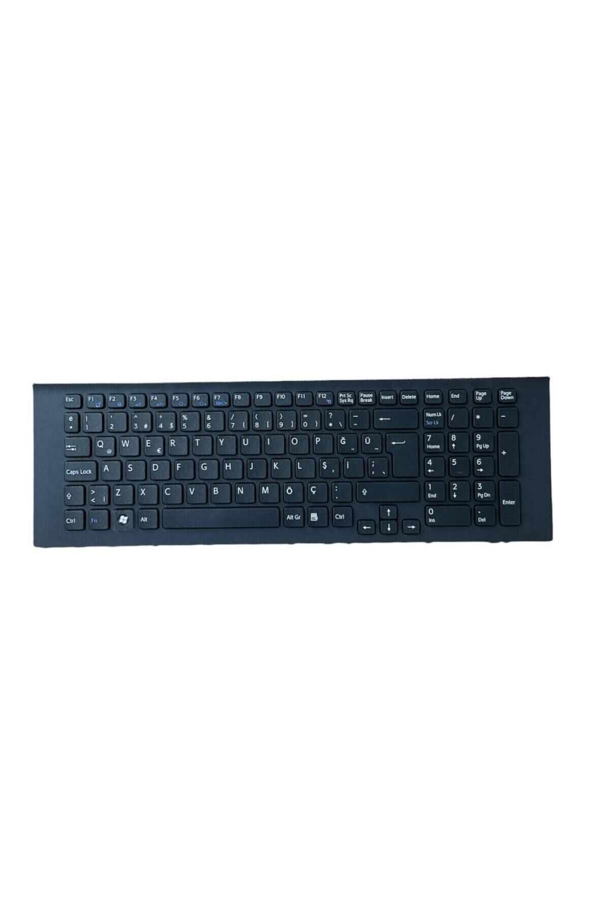 Sony ile Uyumlu Vaio VPCEJ2A9E, VPCEJ2B1E, VPCEJ2B4E, VPCEJ2B9E Notebook Klavye Siyah TR