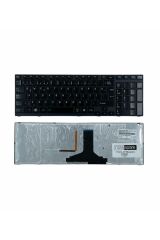 Toshiba ile Uyumlu Satellite A660-121, A660-12C, A660-12Q Notebook Klavye Işıklı Siyah TR